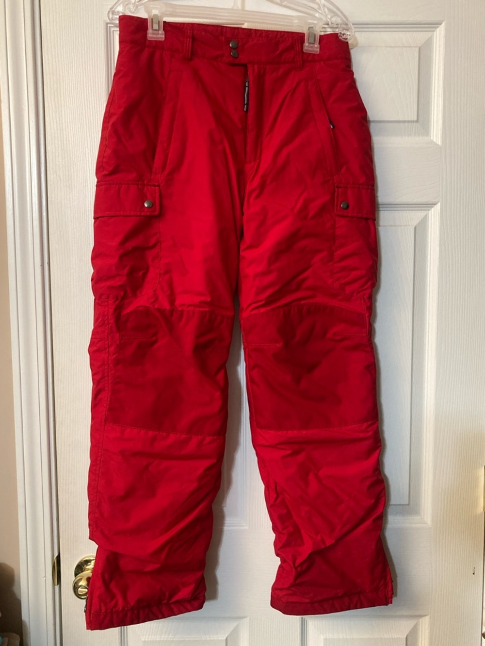NWOT - Lands' End Bright Red Kids Snow Pants (would also fit women’s small)- 16